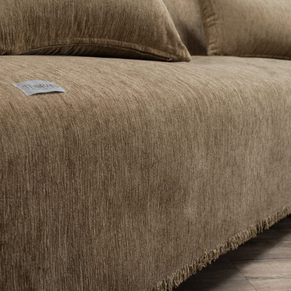 Ριχτάρια καναπέ Σενίλ Solid 308 Beige
